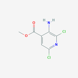 Chemical structure of Methyl 3-Amino-2,6-dichloroisonicotinate