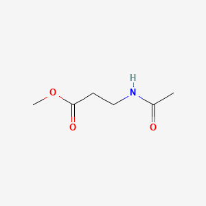 Chemical structure of methyl 3-acetamidopropanoate