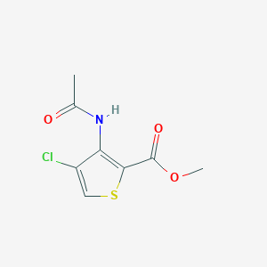 Chemical structure of Methyl 3-acetamido-4-chlorothiophene-2-carboxylate