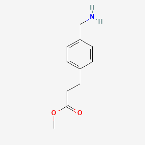 Chemical structure of Methyl 3-[4-(Aminomethyl)phenyl]propanoate