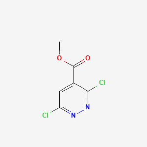 Chemical structure of Methyl 3,6-dichloropyridazine-4-carboxylate