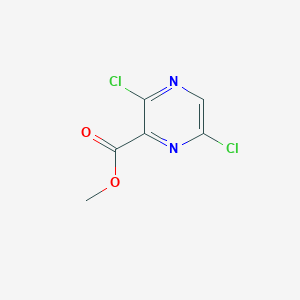 Chemical structure of Methyl 3,6-dichloropyrazine-2-carboxylate