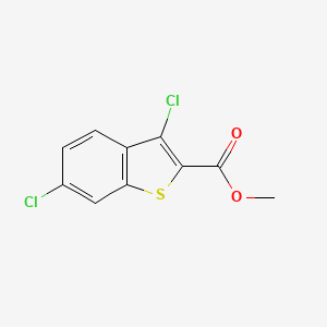 Chemical structure of Methyl 3,6-dichlorobenzo[b]thiophene-2-carboxylate