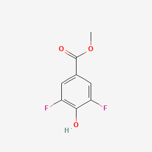 Chemical structure of Methyl 3,5-difluoro-4-hydroxybenzoate