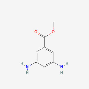 Chemical structure of Methyl 3,5-diaminobenzoate