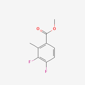 Chemical structure of Methyl 3,4-difluoro-2-methylbenzoate