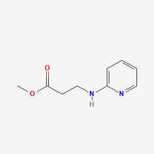 Chemical structure of Methyl 3-(pyridin-2-ylamino)propanoate