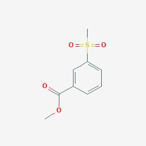 Chemical structure of Methyl 3-(Methylsulfonyl)benzoate