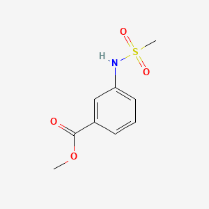 Chemical structure of Methyl 3-methanesulfonamidobenzoate