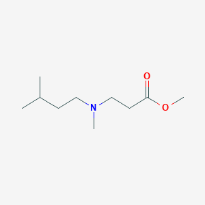 Chemical structure of Methyl 3-(isopentyl(methyl)amino)propanoate
