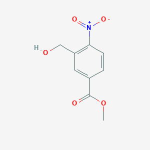 Chemical structure of Methyl 3-(hydroxymethyl)-4-nitrobenzoate