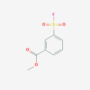 Chemical structure of Methyl 3-(fluorosulfonyl)benzoate