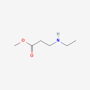 Chemical structure of Methyl N-ethyl-beta-alaninate