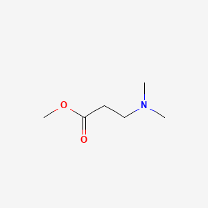 Chemical structure of methyl 3-(dimethylamino)propanoate