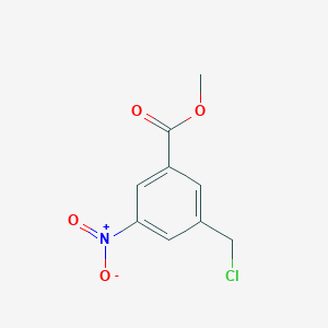 Chemical structure of Methyl 3-(Chloromethyl)-5-nitrobenzoate