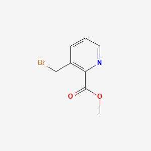 Chemical structure of Methyl 3-(bromomethyl)picolinate