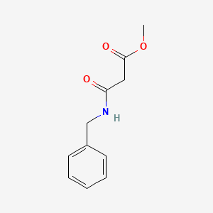 Chemical structure of Methyl 3-(benzylamino)-3-oxopropanoate