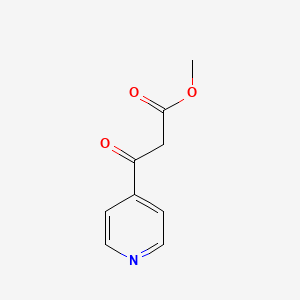 Chemical structure of Methyl 3-(4-Pyridyl)-3-oxopropanoate