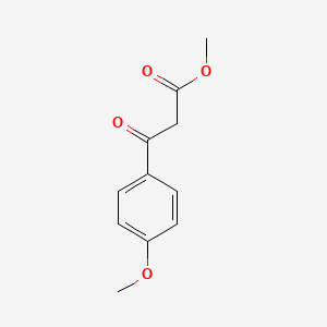 Chemical structure of Methyl 3-(4-methoxyphenyl)-2-oxopropanoate