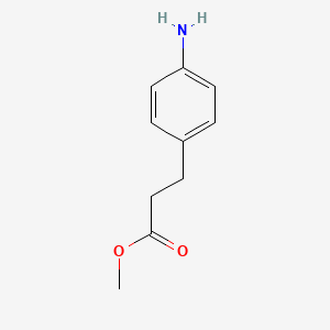 Chemical structure of Methyl 3-(4-aminophenyl)propanoate