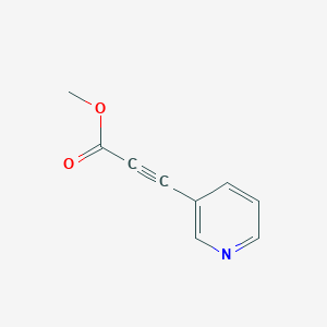 Chemical structure of Methyl 3-(3-Pyridyl)propiolate