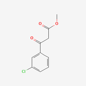 Chemical structure of Methyl 3-(3-chlorophenyl)-3-oxopropanoate