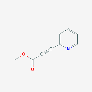 Chemical structure of Methyl 3-(2-Pyridyl)propiolate