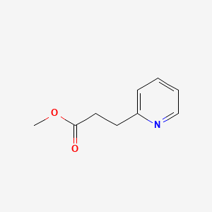 Chemical structure of Methyl 3-(2-Pyridyl)propanoate
