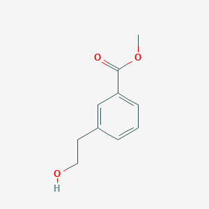 Chemical structure of Methyl 3-(2-hydroxyethyl)benzoate