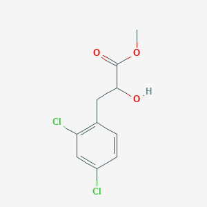 Chemical structure of Methyl 3-(2,4-dichlorophenyl)-2-hydroxypropanoate