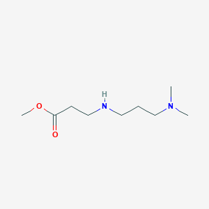 Chemical structure of Methyl 3-((3-(dimethylamino)propyl)amino)propanoate