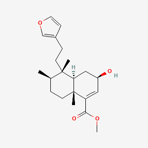 Chemical structure of Methyl 2α-hydroxyhardwickiate