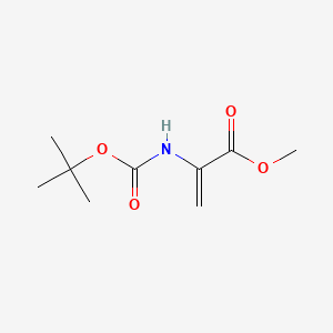 Chemical structure of Methyl 2-tert-Butyloxycarbonylaminoacrylate