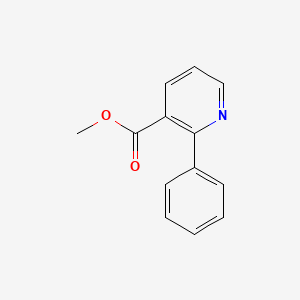 Chemical structure of Methyl 2-phenylnicotinate
