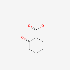 Chemical structure of Methyl 2-oxocyclohexanecarboxylate
