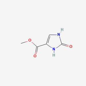 Chemical structure of Methyl 2-Oxo-2,3-dihydro-1H-imidazole-4-carboxylate