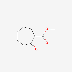 Chemical structure of Methyl 2-Oxo-1-cycloheptanecarboxylate