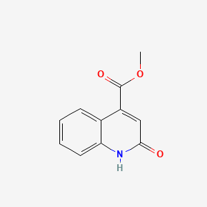 Chemical structure of Methyl 2-oxo-1,2-dihydroquinoline-4-carboxylate