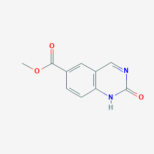 Chemical structure of Methyl 2-oxo-1,2-dihydroquinazoline-6-carboxylate