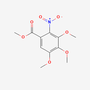 Chemical structure of Methyl 2-nitro-3,4,5-trimethoxybenzoate