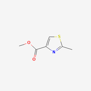 Chemical structure of Methyl 2-methylthiazole-4-carboxylate