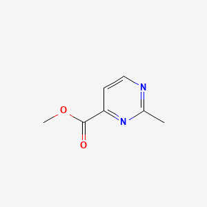 Chemical structure of Methyl 2-methylpyrimidine-4-carboxylate