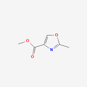 Chemical structure of Methyl 2-methyloxazole-4-carboxylate