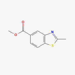 Chemical structure of Methyl 2-methyl-5-benzothiazolecarboxylate