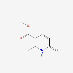 Chemical structure of Methyl 6-hydroxy-2-methylpyridine-3-carboxylate