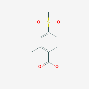 Chemical structure of Methyl 2-Methyl-4-(methylsulfonyl)benzoate