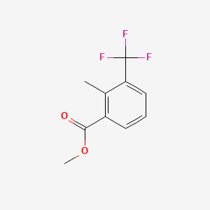 Chemical structure of Methyl 2-Methyl-3-(Trifluoromethyl)Benzoate