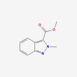 Chemical structure of Methyl 2-methyl-2H-indazole-3-carboxylate