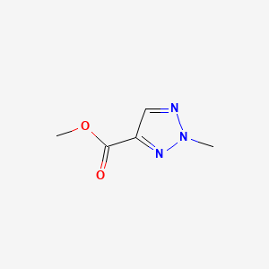 Chemical structure of Methyl 2-Methyl-1,2,3-triazole-4-carboxylate