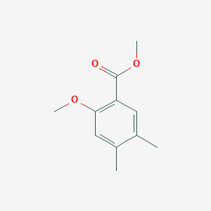 Chemical structure of Methyl 2-methoxy-4,5-dimethylbenzoate
